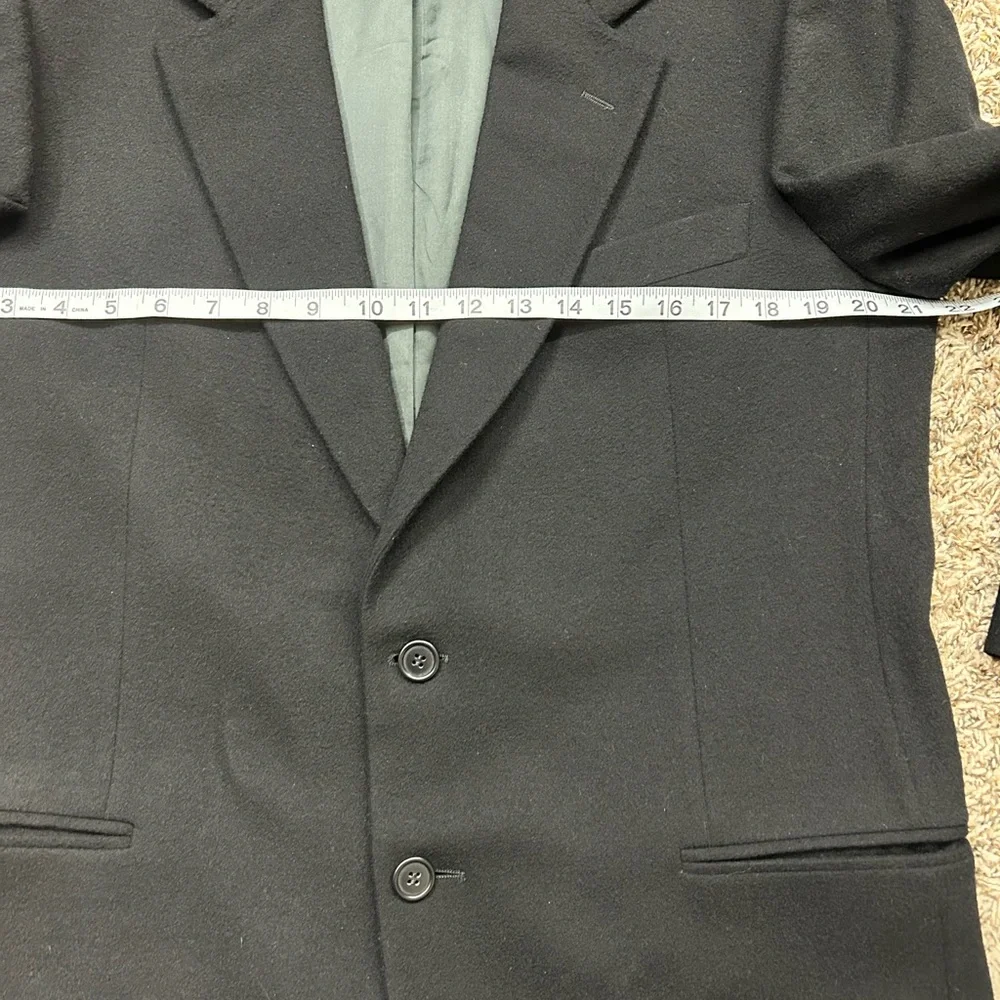 Valentino Uomo Black Wool Cashmere Men’s Blazer Sz 41R